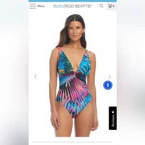 Bleu Rod Beattie one piece swimsuit